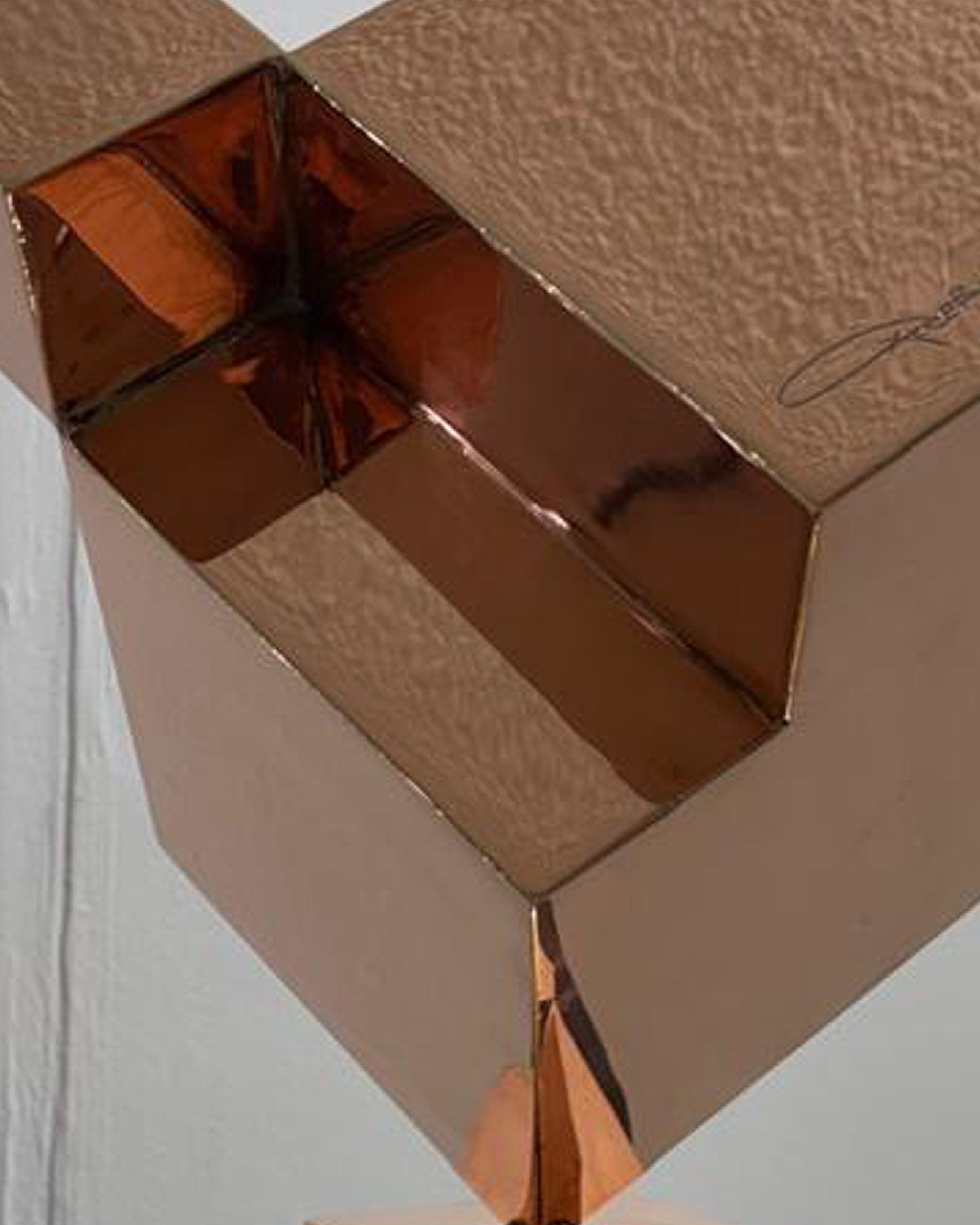 CUBO³ — escultura de David Camorlinga Tagle